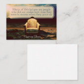 Carte De Correspondance Thomas Edison Citation Inspirationnelle "Échecs" (Devant / Derrière)