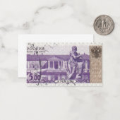 Carte De Correspondance Timbre postal russe Kuskovo (Devant/Arrière en situation)