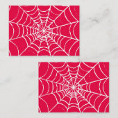 Carte De Correspondance Toile Rose (Devant / Derrière)