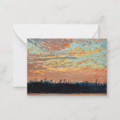 Carte De Correspondance Tom Thomson - Sunset Sky (Devant)
