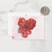 Carte De Correspondance Tomates (Devant/Arrière en situation)