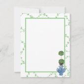 Carte De Correspondance Topiary Topiary Ginger Jar Jars (Devant)