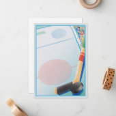 Carte De Correspondance Touchez La Glace © (Devant/Arrière en situation)