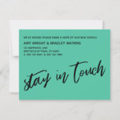 Carte De Correspondance Toujours à Vivre Hors des Cartons Ne Me Jugéz Pas (Dos)