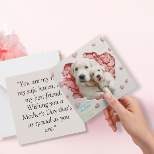 Carte De Correspondance Toujours ma mère - Fête des mères de chiens et de