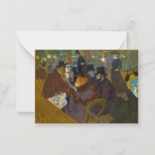 Carte De Correspondance Toulouse-Lautrec - Au Rouge