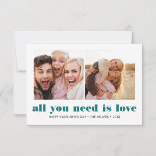 Carte De Correspondance TOUT CE DONT VOUS AVEZ BESOIN C'EST L'AMOUR 2 Phot