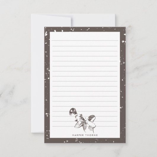 Carte De Correspondance Tout ce jazz | Jazz Thème Stations (Devant)