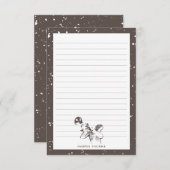 Carte De Correspondance Tout ce jazz | Jazz Thème Stations (Devant / Derrière)