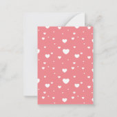 Carte De Correspondance Toute la classe Llama Love Valentine's Day Note (Dos)