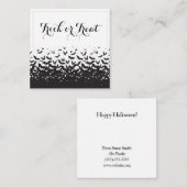 Carte De Correspondance Tracer ou traiter Halloween Pop par (Devant / Derrière)