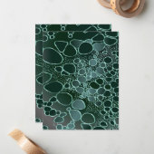 Carte De Correspondance Travail numérique Abstrait 9 (Devant/Arrière en situation)