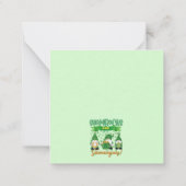 Carte De Correspondance Trèfles et Shenanigans St Patrick's Day Chanceux  (Dos)