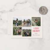 Carte De Correspondance Très joli Collage photo 5 (Devant/Arrière en situation)