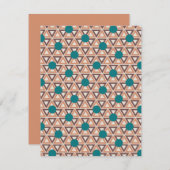 Carte De Correspondance Triangle de surface composée (Devant / Derrière)