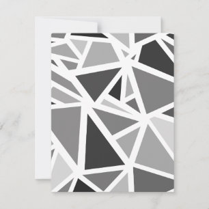 Carte De Correspondance Triangles colorés motif 5
