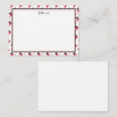 Carte De Correspondance TRINIDAD TOBAGO Écriture chrétienne Personnalisé (Devant / Derrière)