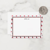 Carte De Correspondance TRINIDAD TOBAGO Écriture chrétienne Personnalisé (Devant/Arrière en situation)