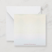Carte De Correspondance Trois boules de Noël devant un fond clair (Dos)