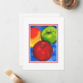 Carte De Correspondance Trois poires (Devant/Arrière en situation)