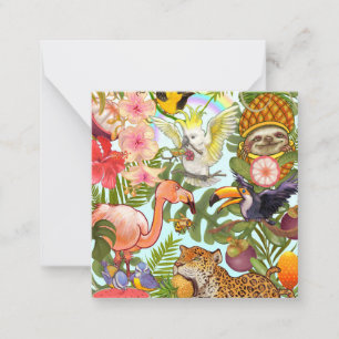 Carte De Correspondance Tropical