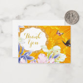 Carte De Correspondance Trou De Merci De Tournesol (Devant/Arrière en situation)