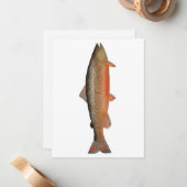 Carte De Correspondance Truite tigre (Devant/Arrière en situation)