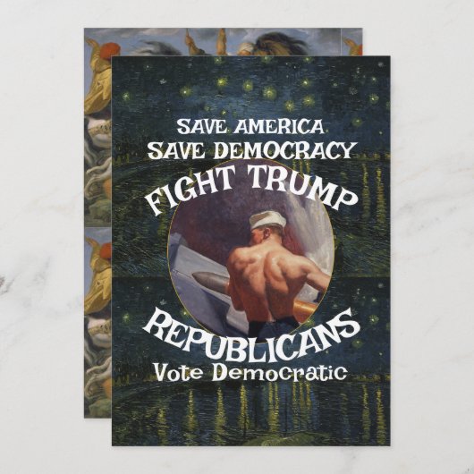 Carte De Correspondance Trump (Devant / Derrière)