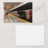 Carte De Correspondance TTC Toronto Subway Lawrence Station Note Card (Devant / Derrière)