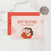 Carte De Correspondance Tu es mon tout (Devant/Arrière en situation)