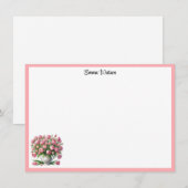 Carte De Correspondance Tulipes (Devant / Derrière)