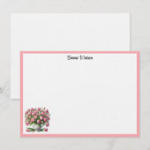Carte De Correspondance Tulipes (Devant / Derrière)