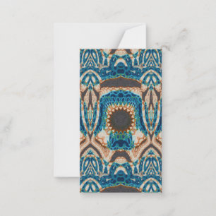 Carte De Correspondance Turquoise Gold Sun Southwestern Art