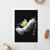 Carte De Correspondance Twinkle Twinkle Little Tit (Devant/Arrière en situation)