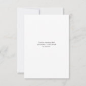 Carte De Correspondance Typographie moderne simple Golf Blond (Dos)