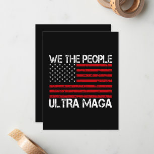Carte De Correspondance Ultra Maga Pro Trump 2024 Drôle Républicain