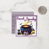 Carte De Correspondance Un bébé en route (Devant/Arrière en situation)