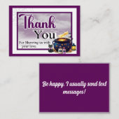 Carte De Correspondance Un bébé est en route (Devant / Derrière)