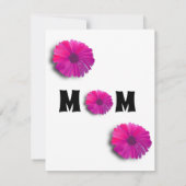 Carte De Correspondance Un bel hommage à l'amour et à la force de maman (Dos)