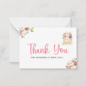 Carte De Correspondance Un gentil petit citrouille merci (Devant)