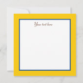 Carte De Correspondance Un joli soleil qui pense à vous (Dos)