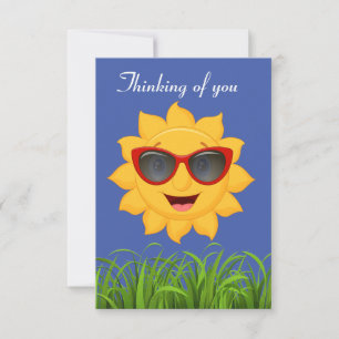 Carte De Correspondance Un joli soleil qui pense à vous