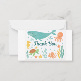 Carte De Correspondance Un peu de Merci de Notre Petit - Baby Show