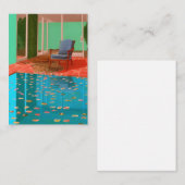 Carte De Correspondance Un simple moderne (Devant / Derrière)