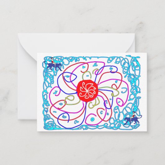 Carte De Correspondance Une journée ensoleillée (Devant)