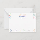 Carte De Correspondance Une note de l'enseignant Gift (Devant)