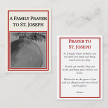 Une prière familiale à Saint Joseph Crimson Cathol