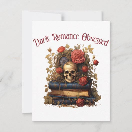Carte De Correspondance Une romance sombre observée (Devant)