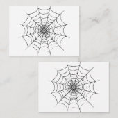 Carte De Correspondance Une simple toile d'araignée (Devant / Derrière)