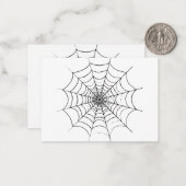 Carte De Correspondance Une simple toile d'araignée (Devant/Arrière en situation)